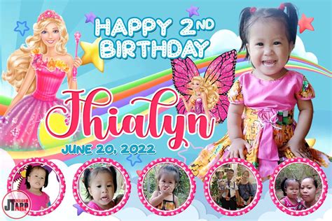 Barbie Background For Birthday Tarpaulin Design - IMAGESEE