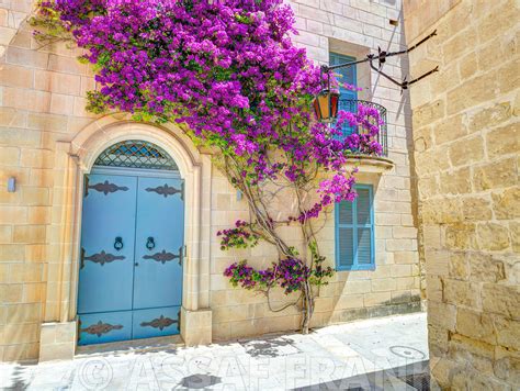 Assaf Frank Photography Licensing | Traditional Maltese house in Mdina, Malta