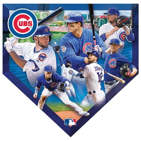 Buy MLB Home Plate Shaped Jigsaw Puzzle - Cubs | Spilsbury