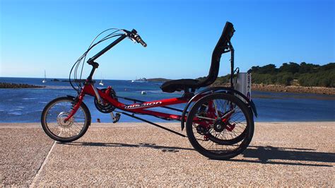 Mission Cycles Red Semi Recumbent Conversion - Powabyke