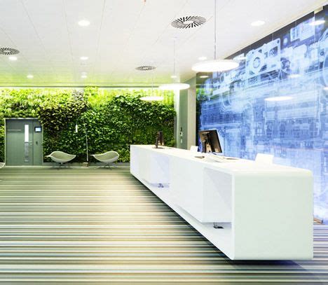 Microsoft Vienna HQ Office Pictures | Lobby design, Office reception, Commercial interior design