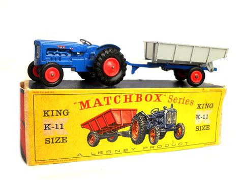 1960s Vintage Matchbox Lesney King Size K11 Fordson Tractor | Etsy | Matchbox, Tractors, Corgi toys