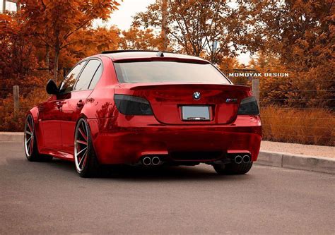 BMW E60 M5 Red Chrome - Momoyak Design | Macchine sportive, Automobile ...