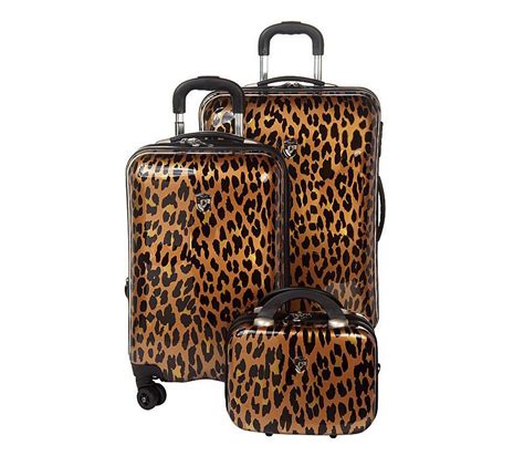 Leopard Print Suitcase - Feliks Zeki