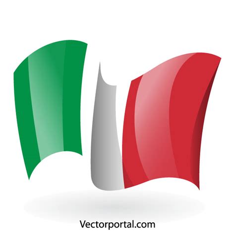 Italian Republic flag.ai Royalty Free Stock SVG Vector and Clip Art