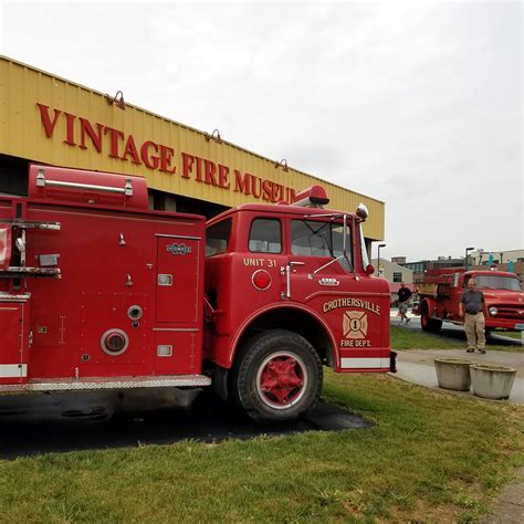 Outdoor exhibits of working fire engines at the Vintage Fire Museum – Then Again Sails