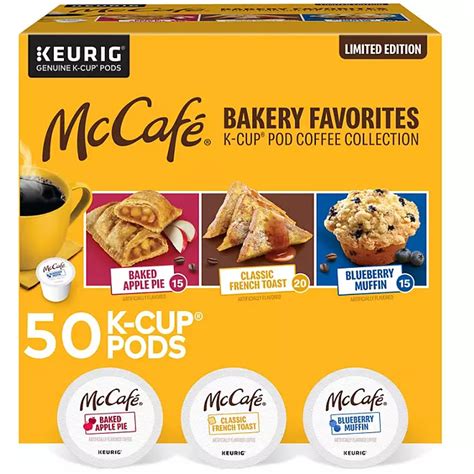 McCafe Bakery K-Cup Coffe Pods, Variety Pack (50 ct.) - Sam's Club