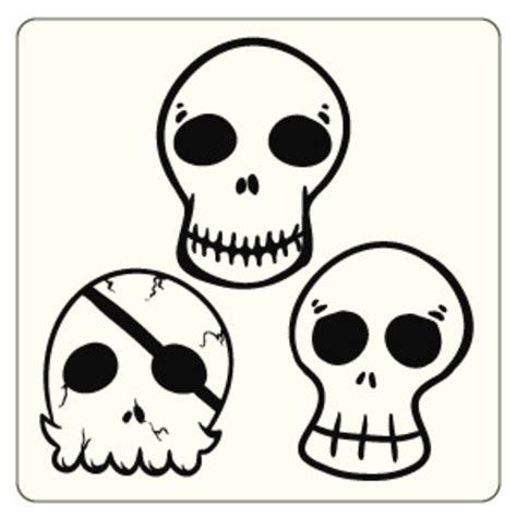 Emo Skulls 1 | FreeVectors