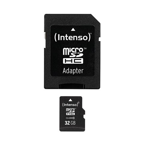 INTENSO Memory Card Micro SDHC Class 10 32Gb - Audiophonics