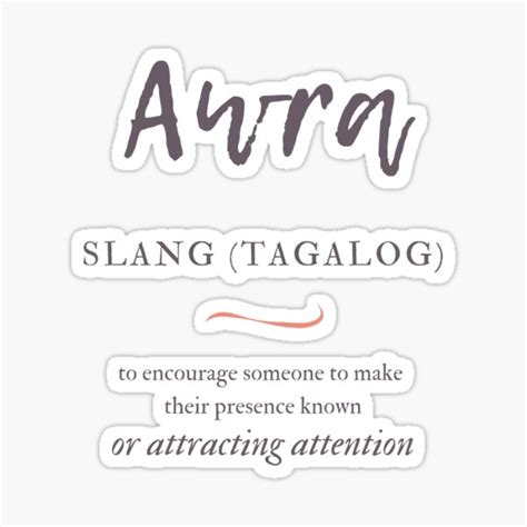 "Awra" Sticker by ArtyTita | Redbubble