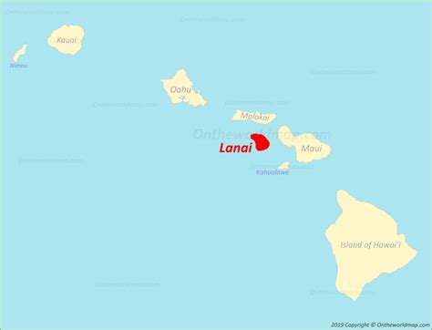 Lanai Map | Hawaii, USA | Map of Lānaʻi Island