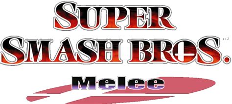 The Super Smash Bros. Melee logo. Super Smash Bros Logo, Super Smash Bros Melee, Super Mario ...