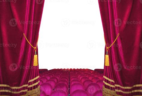 Red velvet cinema and theater curtains, concept of show 20623608 Stock ...