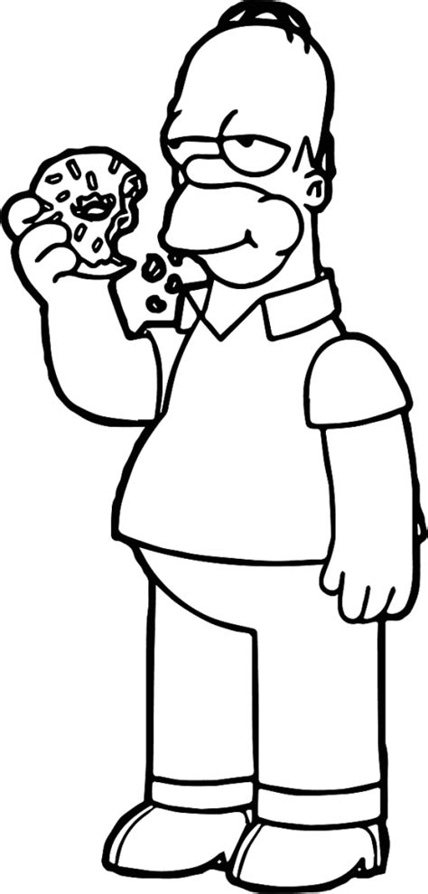 Coloring Pages Homer Simpson - TabitharopHendrix