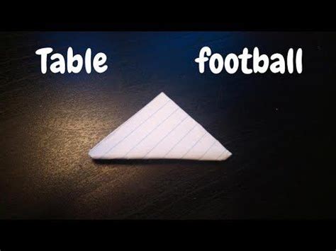 How to Make a Paper Table Football | Flick Football | Origami Step by St... in 2020 | Table ...