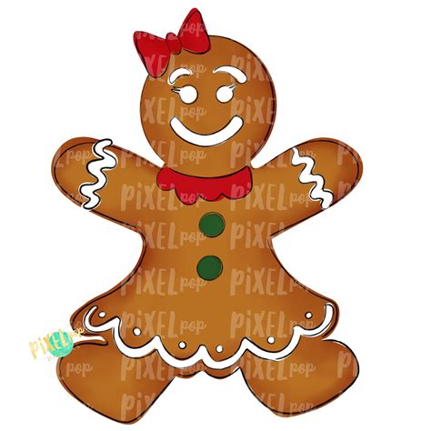 Gingerbread Girl Clipart | ubicaciondepersonas.cdmx.gob.mx