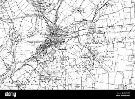 Map of Gloucestershire OS Map name 012-SW, Ordnance Survey, 1884-1894 ...