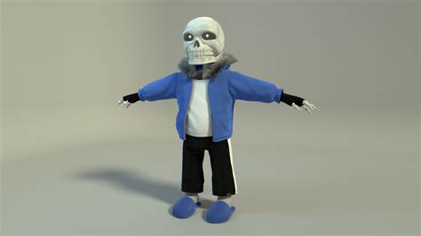 [Undertale] Sans 3d by Latyprod on DeviantArt