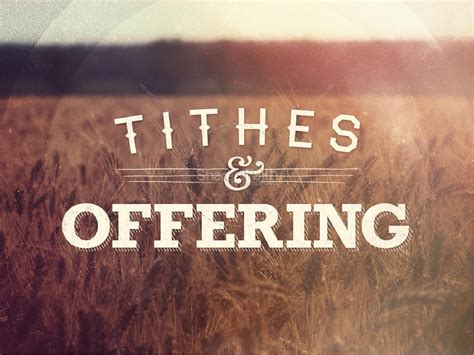 Tithes and Offering Sermon PowerPoint for Church | PowerPoint Sermons