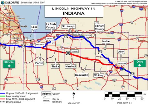 Map / Directions | Indiana Lincoln Highway Association