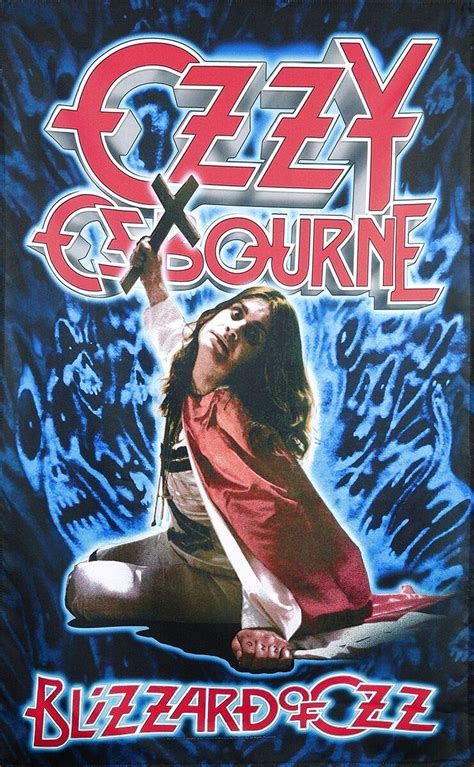 Buy Ozzy Osbourne Blizzard of OZZ Fabric 42x28 inch Online at ...