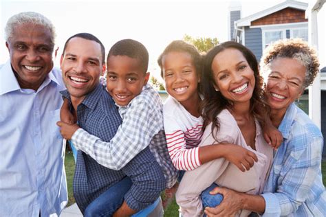 Happy Black Family Picture