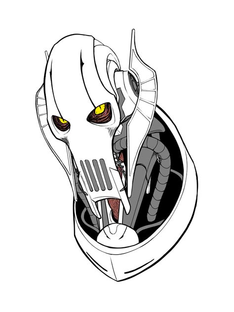 Grievous | Star wars poster, Star wars drawings, Star wars nerd