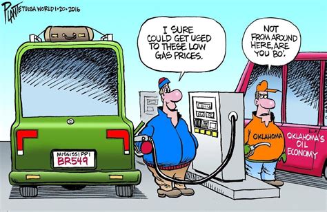 Bruce Plante Cartoon: Oklahoma and gas prices | Editorial Cartoonist Bruce Plante | tulsaworld.com