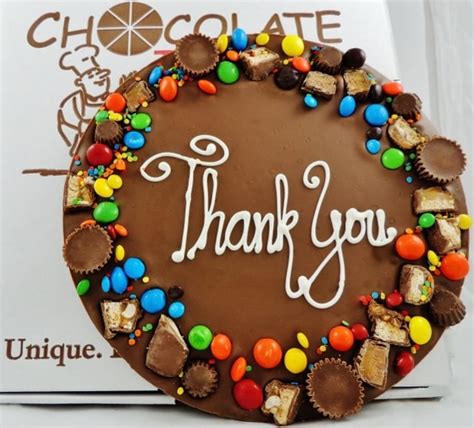 Thank You Chocolates Gift Ideas - Chocolate Pizza