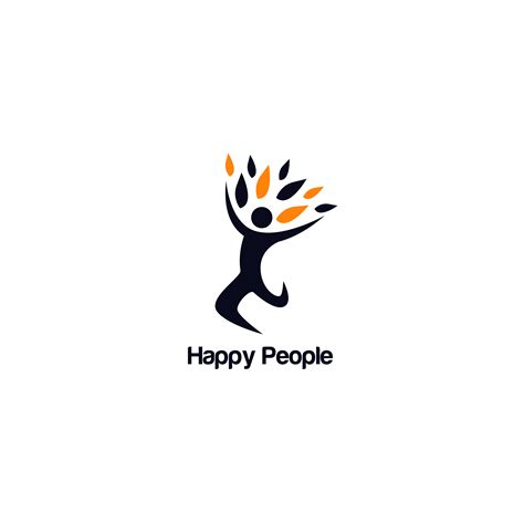 Happy People Logo 659871 Vector Art at Vecteezy