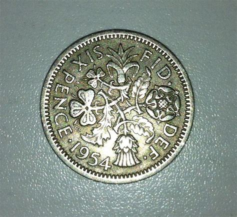 1954 Wedding Sixpence Coin – Lucky Wedding Sixpence for the Bride – Haute Juice