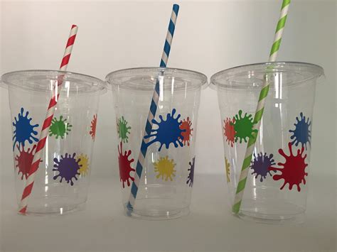 Art Party Cups Painting Party Cups Paint Inspired Party - Etsy