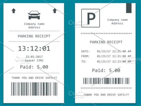 16+ Parking Ticket Templates in AI | Word | Pages | Publisher | PSD