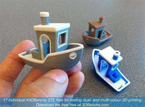 #3DBenchy for dual- and multi-part color 3D printing – #3DBenchy