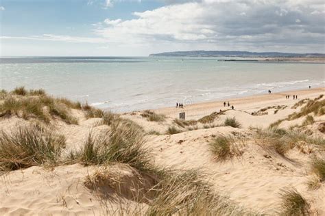 Camber Sands, Camber: Dunes and the Beach Stock Photo - Image of dunes ...