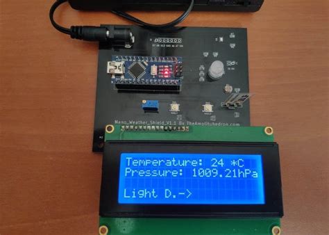 Arduino Nano Weather Shield project - Geeky Gadgets