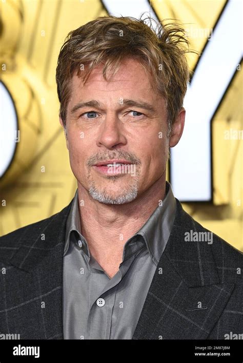 January 12th, 2023, London, UK. Brad Pitt arriving at the Babylon UK Premiere, BFI IMAX ...