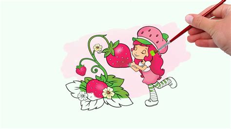 Strawberry Shortcake Coloring Pages Coloring Book Game - YouTube