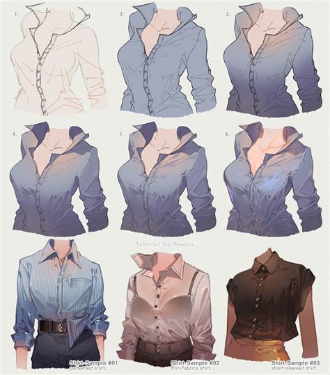 Female Shirts Drawing