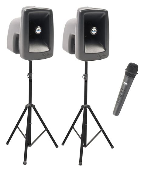 Portable PA System with Wireless Mic | 2,000+ Crowd Reach