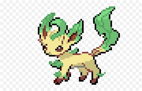 Leafeon - Shiny Leafeon Pixel Art Png,Leafeon Png - free transparent ...