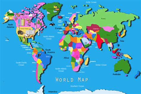 Map Of The World Wallpaper For Kids - vrogue.co
