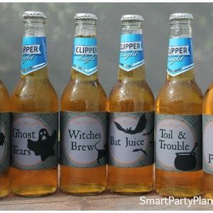 Halloween Beer Labels Halloween Gift Instant Download - Etsy