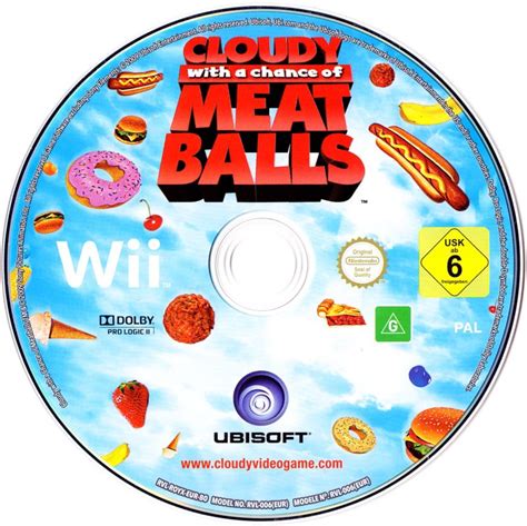 Cloudy with a Chance of Meatballs (2009) Wii box cover art - MobyGames