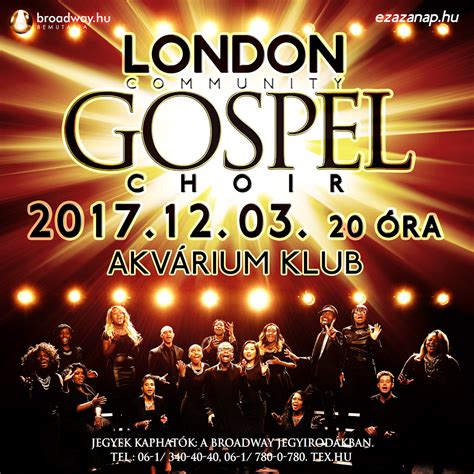 London Community Gospel Choir - | Jegy.hu