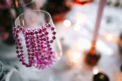 HD wallpaper: Christmas table decorations, table set, pink, holiday, glamour | Wallpaper Flare
