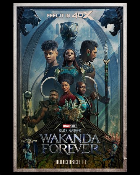 Black.Panther.Wakanda.Forever-4DX.Poster | Screen-Connections