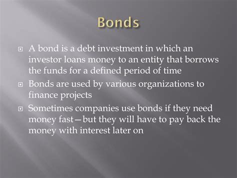 PPT - Stocks and Bonds PowerPoint Presentation, free download - ID:2516700