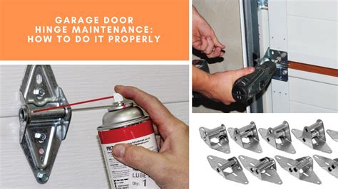 Garage Door Hinge Maintenance: How to Do It Properly