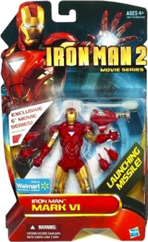 Iron Man 2 Movie Series Iron Man Mark VI Exclusive 6 Action Figure ...